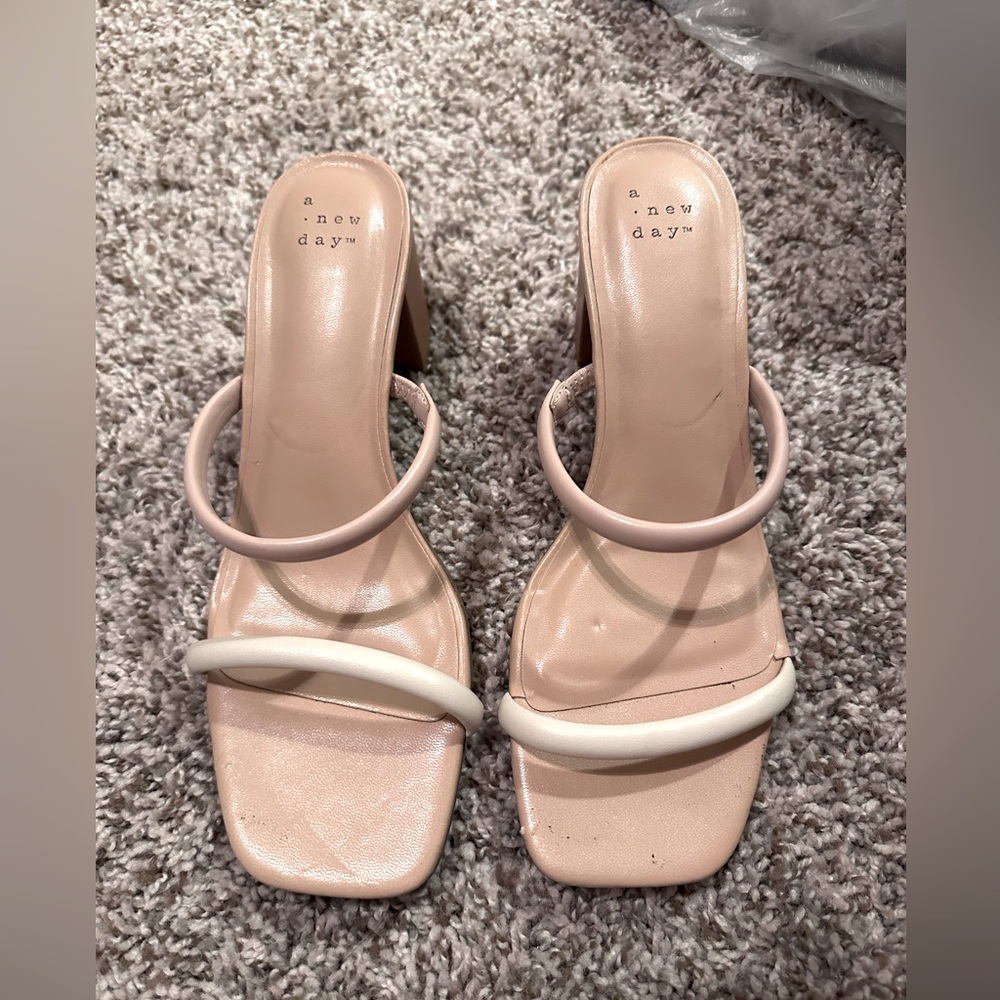 A New Day Neutral Strappy Sandals